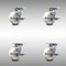 Service Caster 5 Inch Stainless Steel Nylon Caster Set with Roll Bearings and Brake/Swivel Lock SCC-SS30S520-NYR-TLB-BSL-4 - alternate 1
